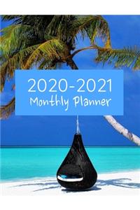 2020-2021 Monthly Planner, 24 Month, Monthly Planner, Appointment Calendar, Business Planner, Agenda Scheduler: 8.5"x11" - 24 Month Calendar Planner - With Note Space