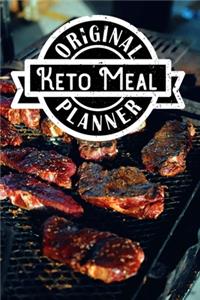 Original Keto Meal Planner: Plan and Track Your Meals Weekly (Notebook/Journal/Planner)