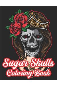 Sugar Skulls Coloring Book