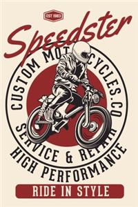 Speedster Custom Motorcycles Service and Repair notebook