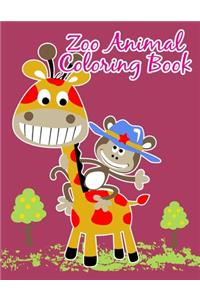 Zoo Animal Coloring Book
