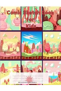 Comic Sketch Book for Kids