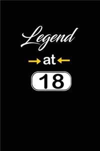 Legend at 18
