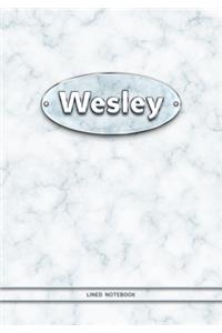 Wesley - Lined Notebook