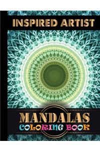 Inspired Artist Mandalas Coloring Book