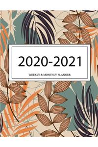 2020 - 2021 Weekly And Monthly Planner