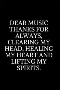 Dear Music Thanks For Always: Classical Piano Solos: Bach, Beethoven, Chopin, Debussy, Handel, Mozart, Satie, Schubert, Tchaikovsky and more - Classical Piano Book - Classical Pi