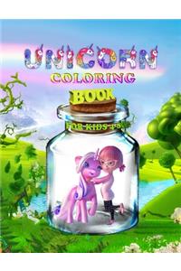 unicorn coloring book for kids 4-8