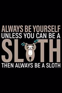 Always Be Yourself Unless You Can Be A Sloth