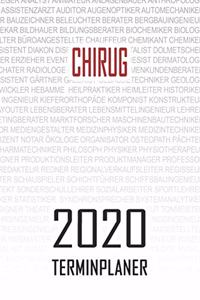 Chirug - 2020 Terminplaner
