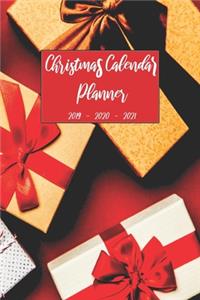 Christmas Calendar Planner 2019 2020 2021