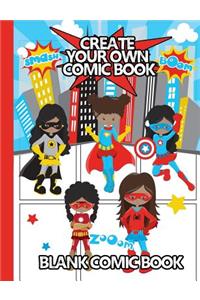 Create Your Own Comic Book - Blank Comic Book
