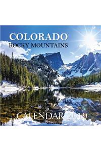 Colorado Rocky Mountains Calendar 2019