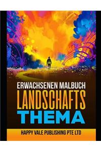 Erwachsenen Malbuch: Landschafts Thema