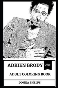 Adrien Brody Adult Coloring Book