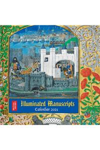British Library - Illuminated Manuscripts Wall Calendar 2021 (Art Calendar)