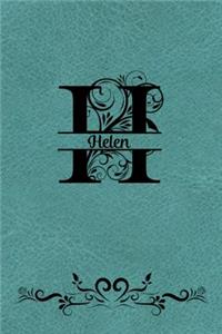 Split Letter Personalized Name Journal - Helen
