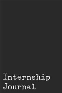 Internship Journal