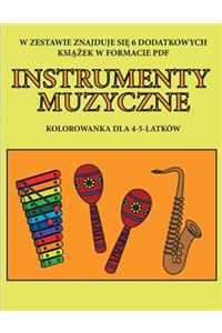 Kolorowanka dla 4-5-latków (Instrumenty muzyczne)
