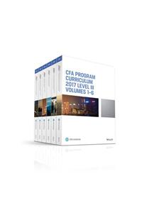 Cfa Program Curriculum 2017 Level III, Volumes 1 - 6