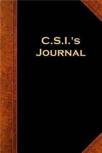 C.S.I.'s Journal