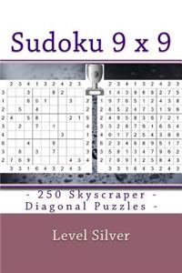 Sudoku 9 X 9 - 250 Skyscraper - Diagonal Puzzles - Level Silver