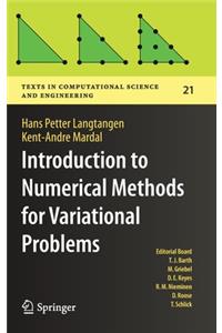 Introduction to Numerical Methods for Variational Problems