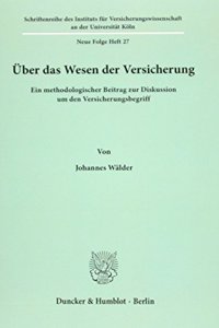 Uber Das Wesen Der Versicherung