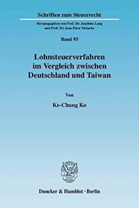 Lohnsteuerverfahren Im Vergleich Zwischen Deutschland Und Taiwan