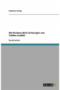 Die Fontana delle Tartarughe von Taddeo Landini