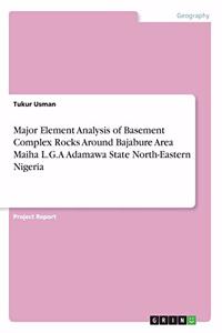 Major Element Analysis of Basement Complex Rocks Around Bajabure Area Maiha L.G.A Adamawa State North-Eastern Nigeria
