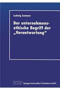 Der Unternehmensethische Begriff Der 