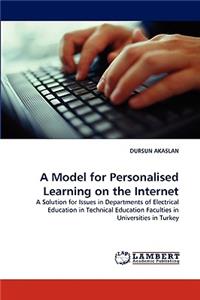 Model for Personalised Learning on the Internet