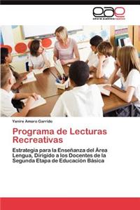 Programa de Lecturas Recreativas