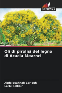 Oli di pirolisi del legno di Acacia Mearnci