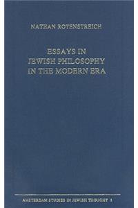 Essays in Jewish Philosophy in the Modern Era