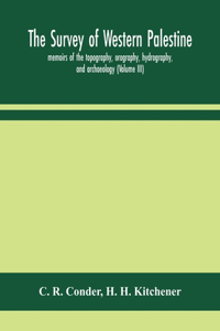 survey of western Palestine