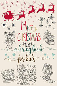 Merry Christmas Coloring Book For Kids