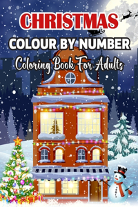 Christmas Colour By Number Coloring Book For Adults