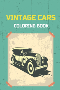 Vintage Cars Coloring Book