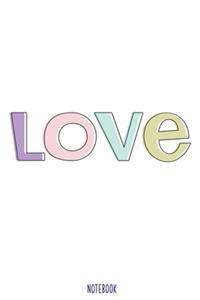 Love Notebook Blank Composition Book, valentines day journal, valentines Notebook Gift