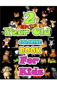 2 year old Animals Coloring Book for kids