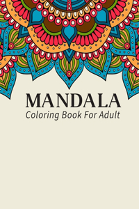 Mandala coloring book for adult