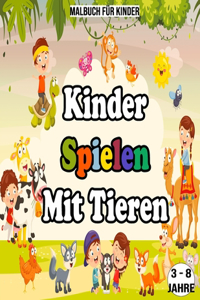 Kinder Spielen Mit Tieren