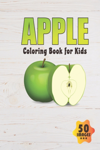 Apple Coloring Book for Kids