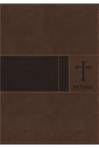 NIV, Gift Bible, Leathersoft, Brown, Red Letter Edition