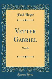 Vetter Gabriel: Novelle (Classic Reprint)