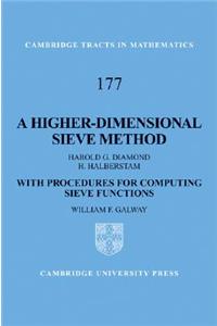 Higher-Dimensional Sieve Method