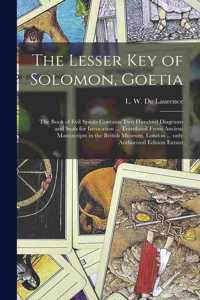 Lesser Key of Solomon, Goetia