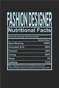 Fashion Designer Nutritional Facts
